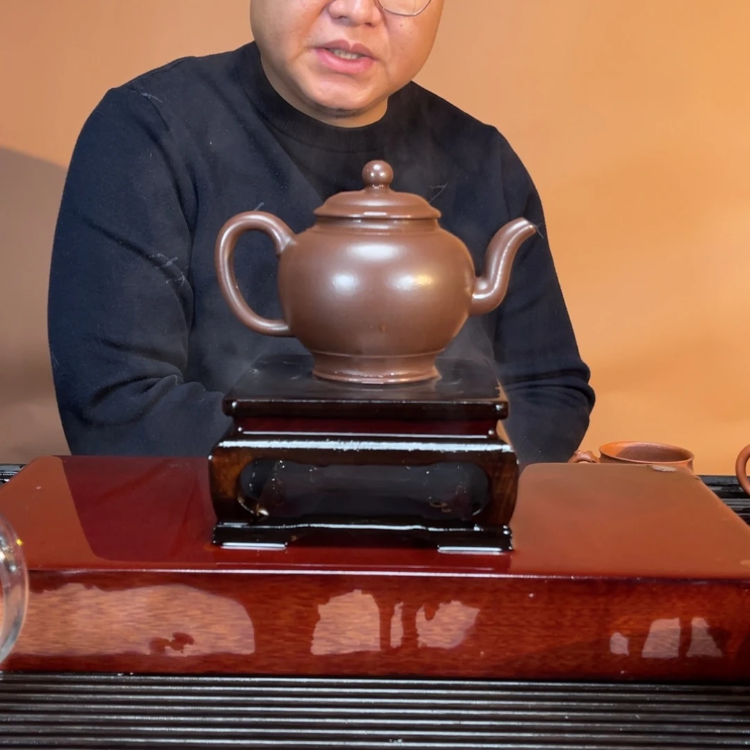 茶壶紫砂高端380cc紫泥慕古壶
