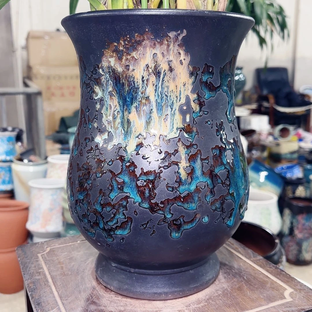 紫砂花盆高30口20