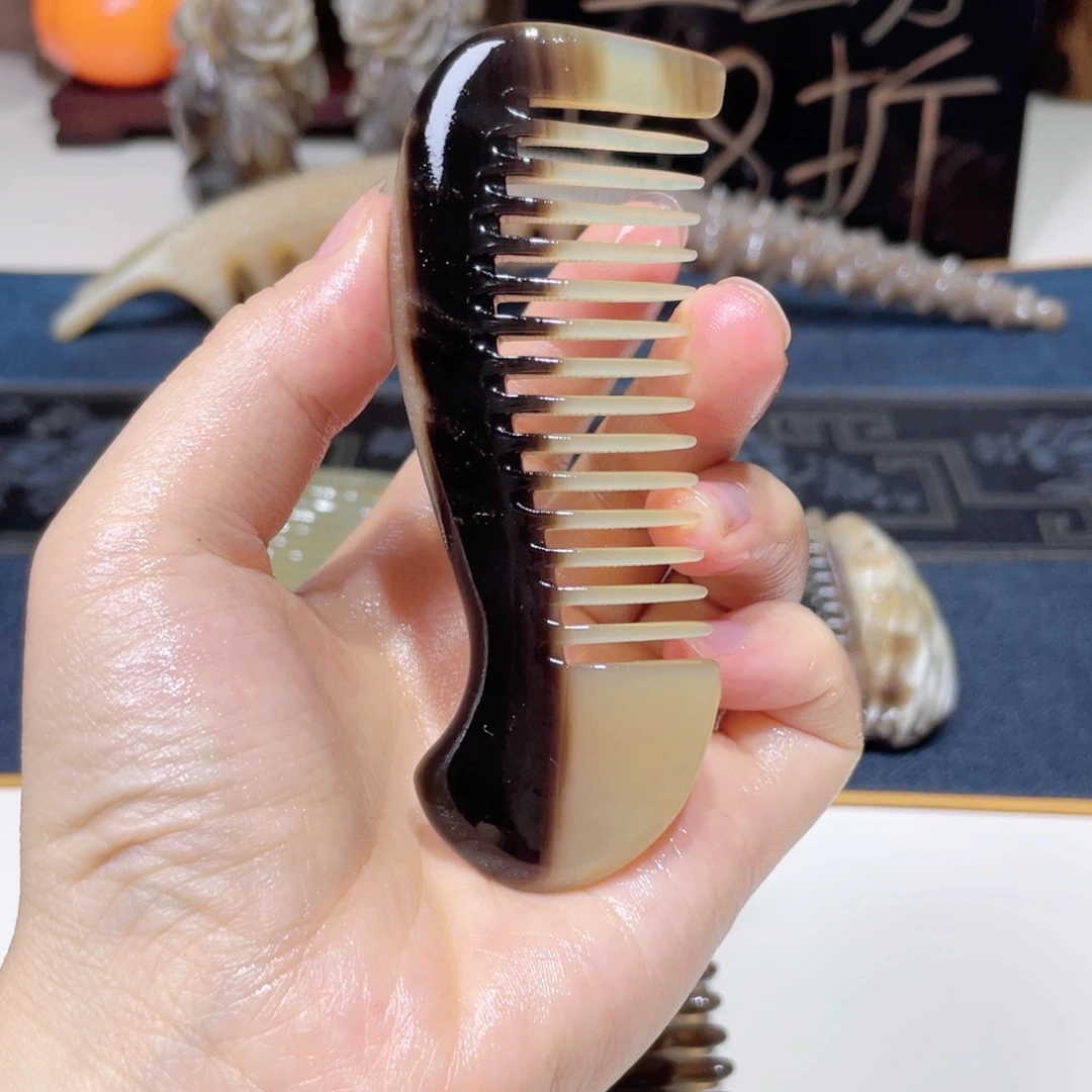 开播福利 白水牛角包包梳