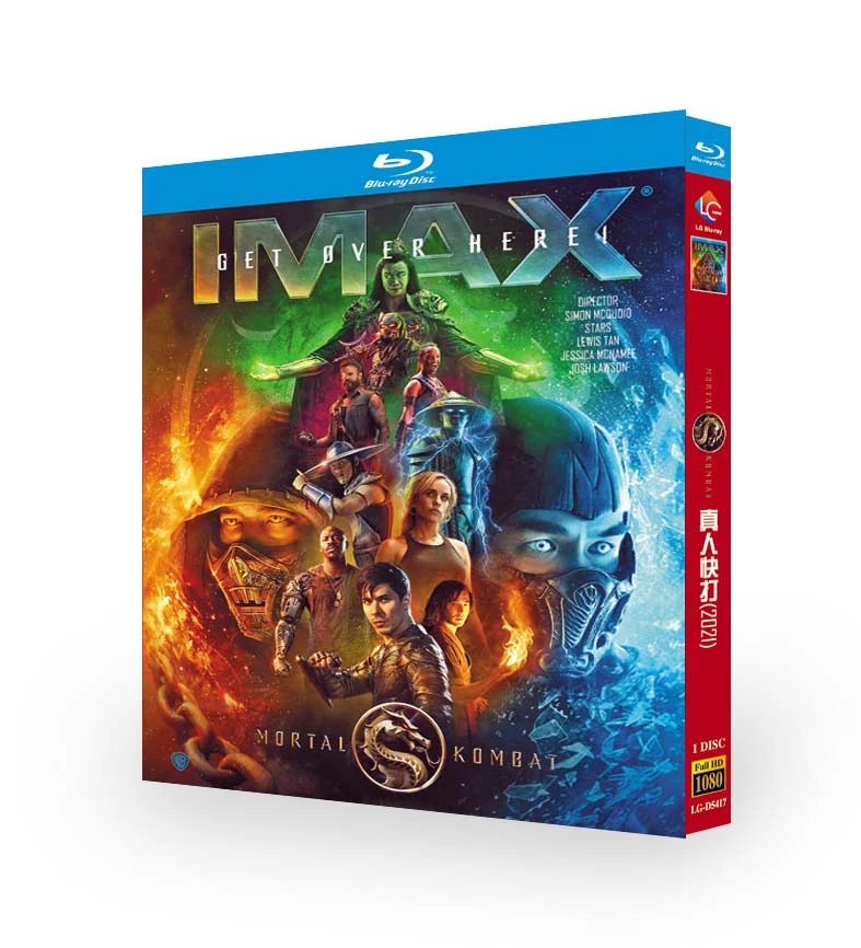 真人快打  蓝光碟  动作奇幻片  1碟盒装  中英字幕