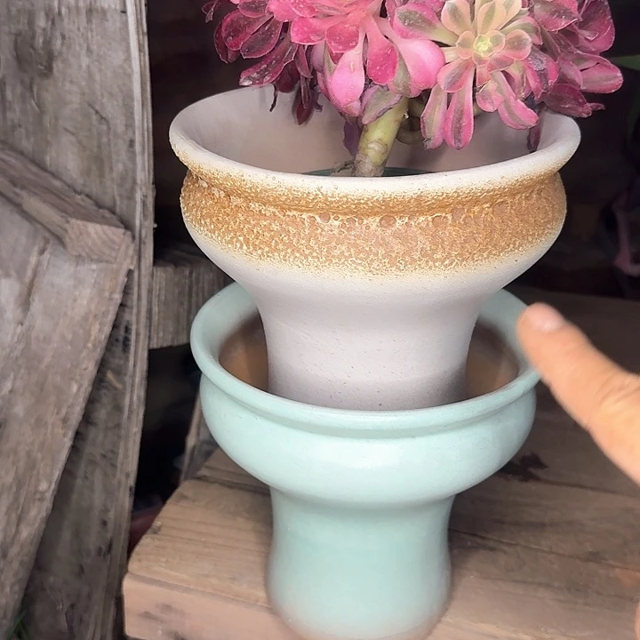 紫砂花盆微瑕花盆处理来啦