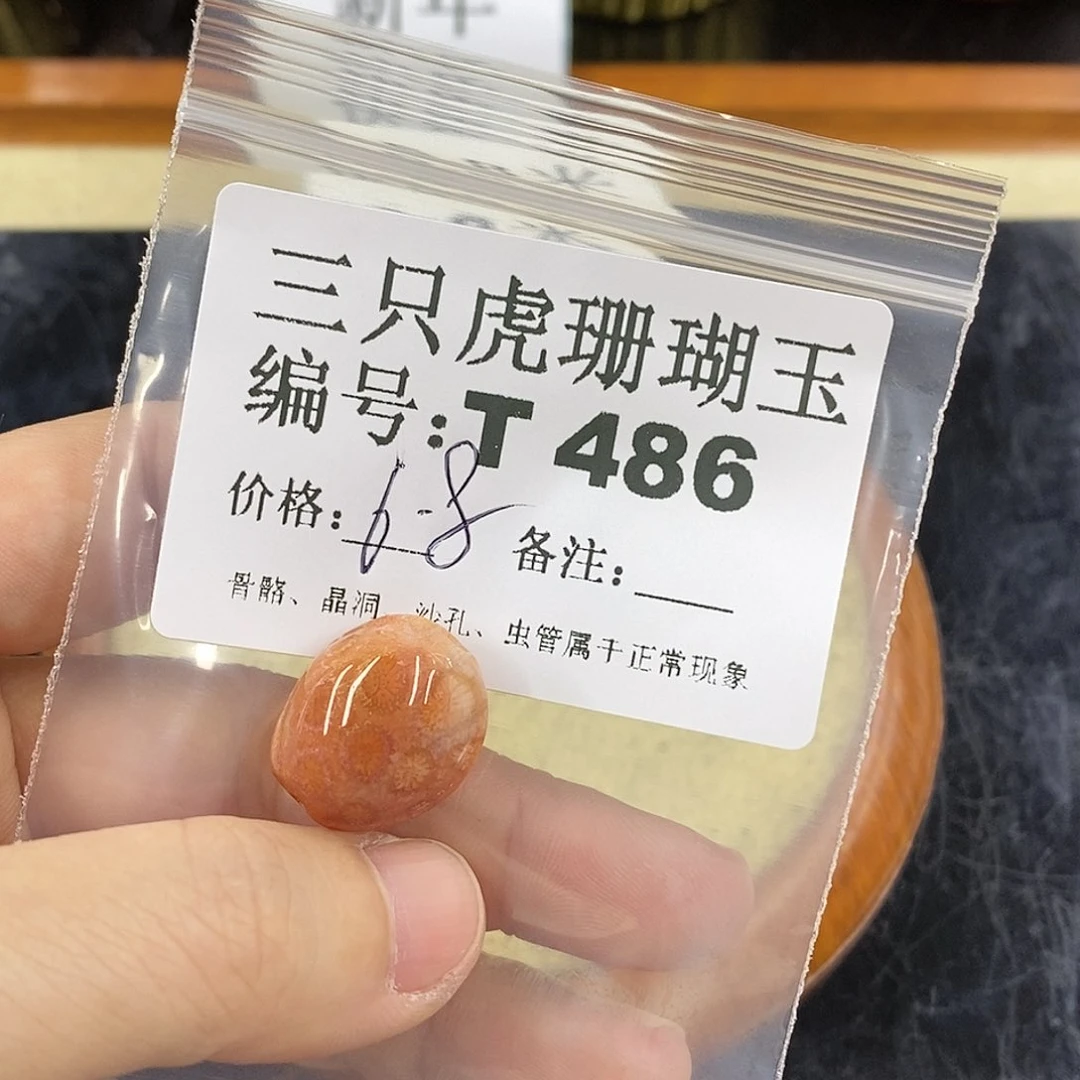 硅化珊瑚（珊瑚玉）1未镶嵌鹏**里