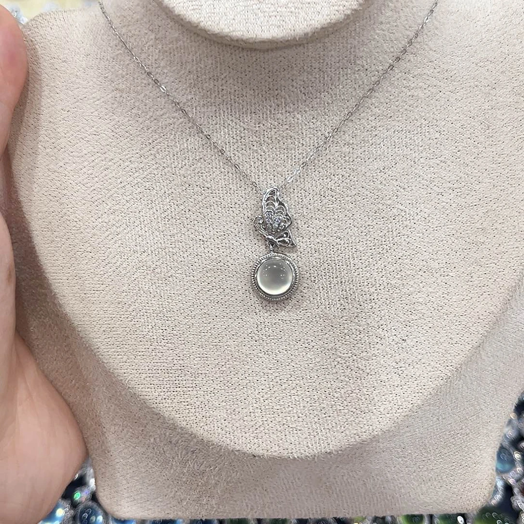 水晶戒指银S925镶嵌