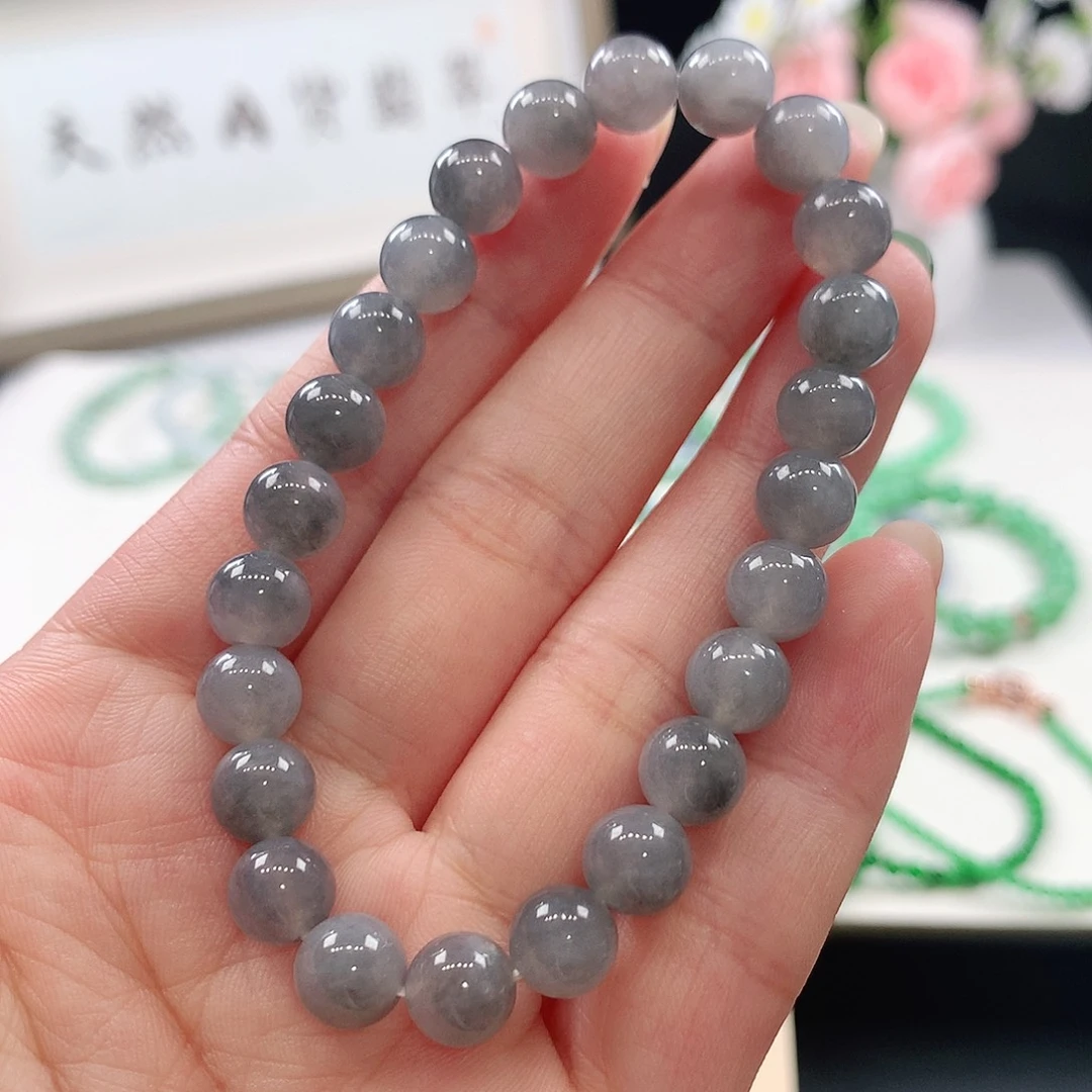 翡翠未镶嵌手链手链7.8mm