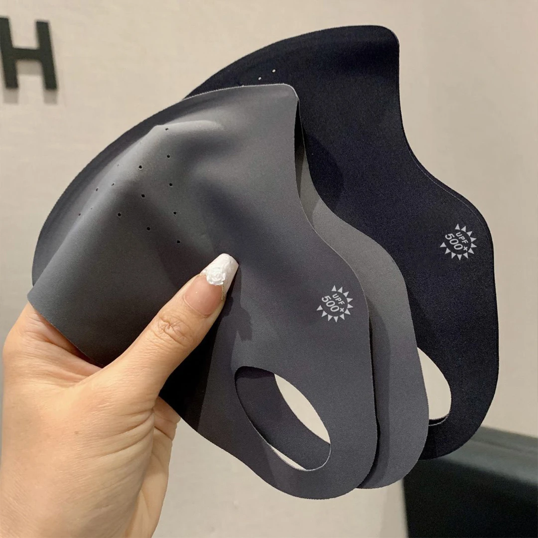 夏季防晒口罩无痕防紫外线女护眼角高颜值轻薄冰丝遮阳透气面罩