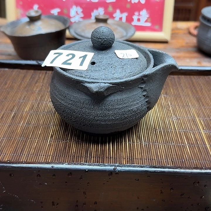 纯手工制作粗陶茶具