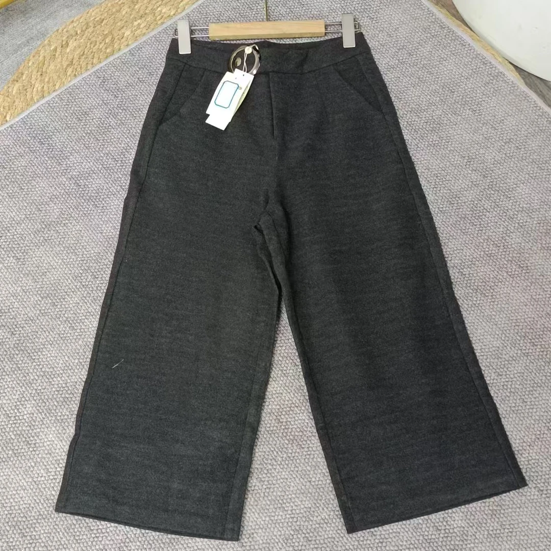 唯琳剪标  4仓T1-9-1006款   深灰色休闲八分裤