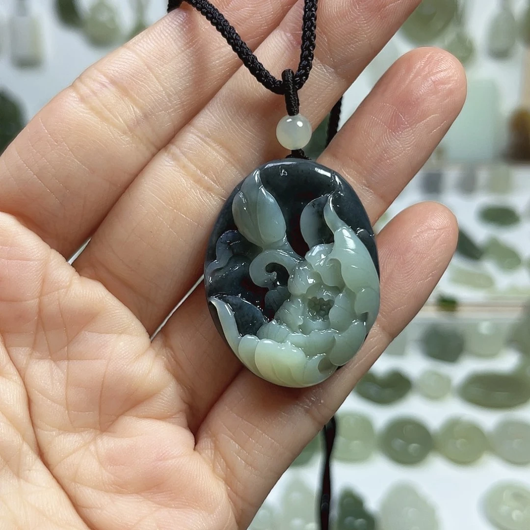 颈饰未镶嵌和田玉微*.