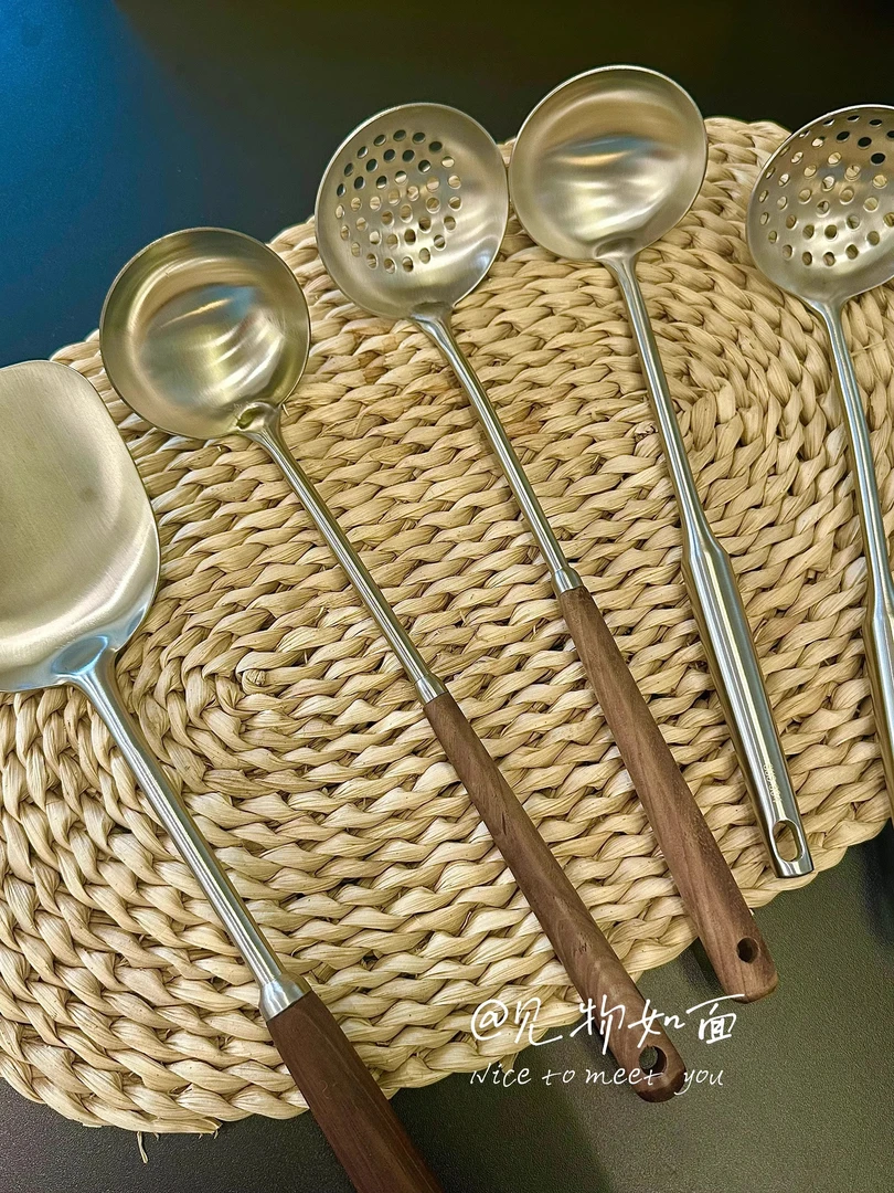 质量超好 304不锈钢锅铲家用防烫炒菜勺子铲子汤勺漏勺火锅勺粥勺