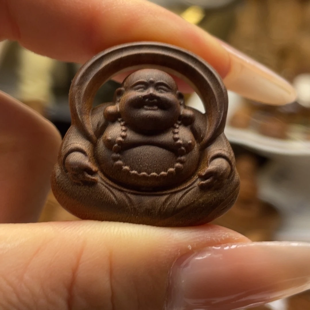 檀香木弥勒佛老山檀香