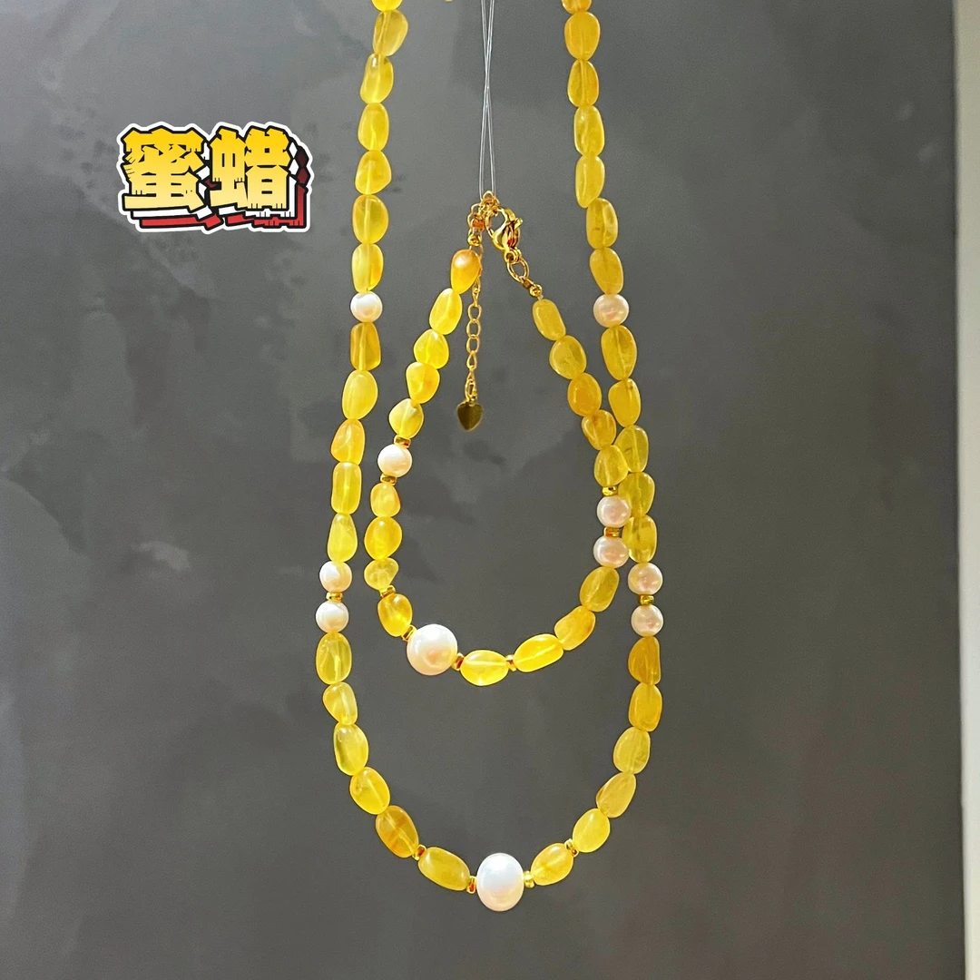 【十六珠宝】蜜蜡项链手链设计款CR160多样性发一