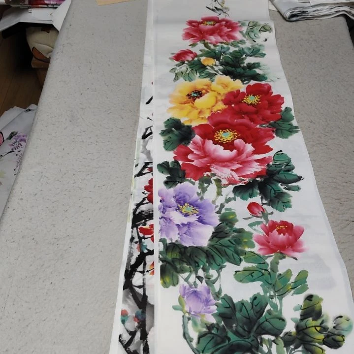 涵***洞国画国画花鸟花鸟花鸟