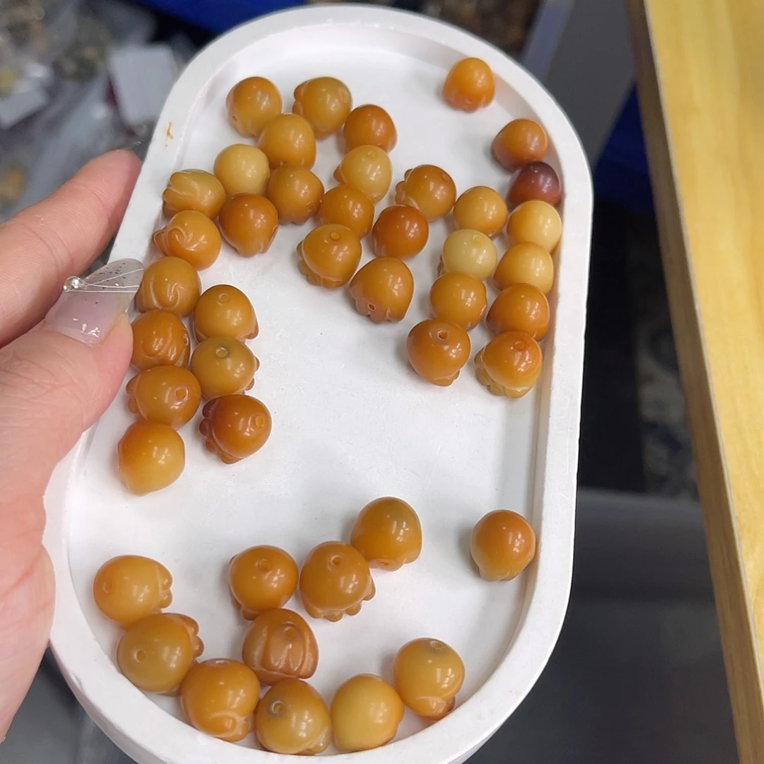 白玉菩提吊坠c12mm/20+2颗