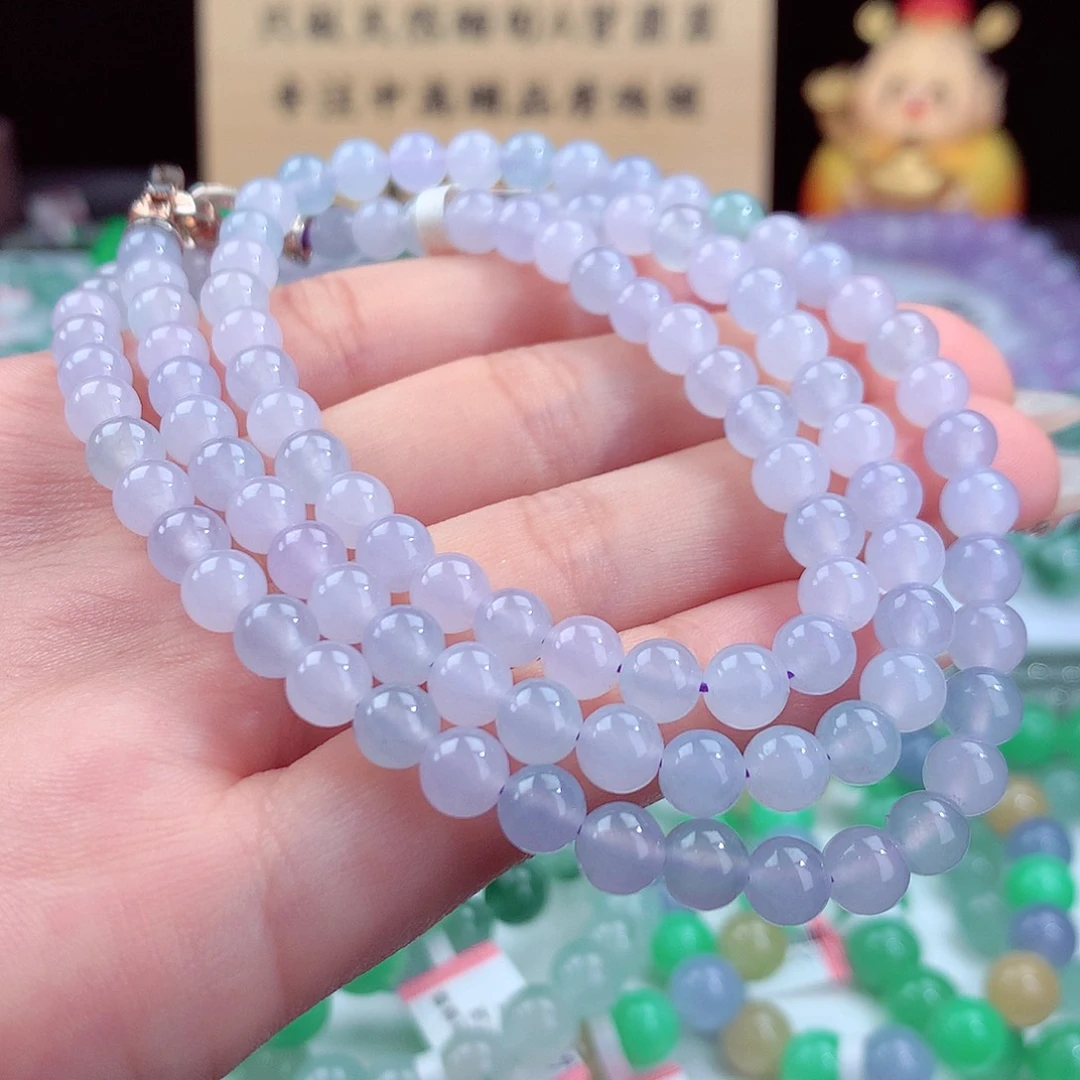 翡翠手链未镶嵌卡6