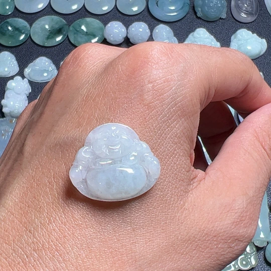 颈饰未镶嵌翡翠佛公