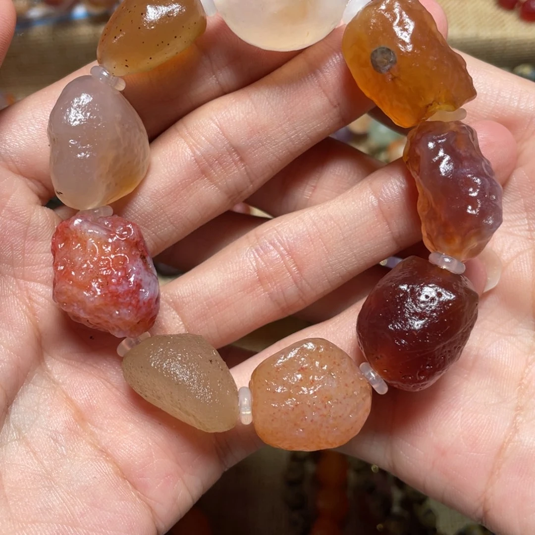 玛瑙/玉髓手链合金