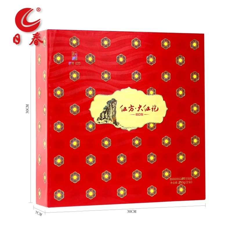 日春茶叶大红袍礼盒装（六合如意500）250g乌龙茶武夷山岩茶春茶