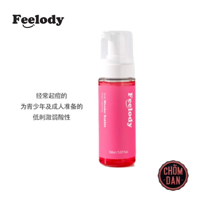 韩国进口妃乐迪泡沫洁面乳抗痘清洁温和痘痘肌敏感肌保湿洗面奶