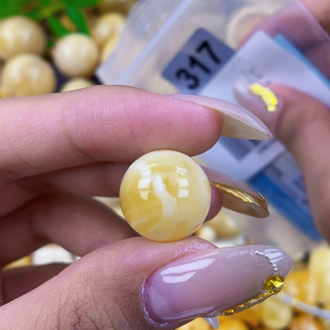 琥珀未镶嵌珠宝奇石15 粉