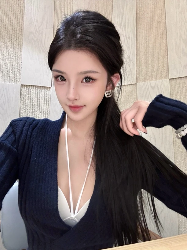 夏媛原创 钓系内搭 白色挂脖背心吊带性感无钢圈聚拢带胸垫美背女