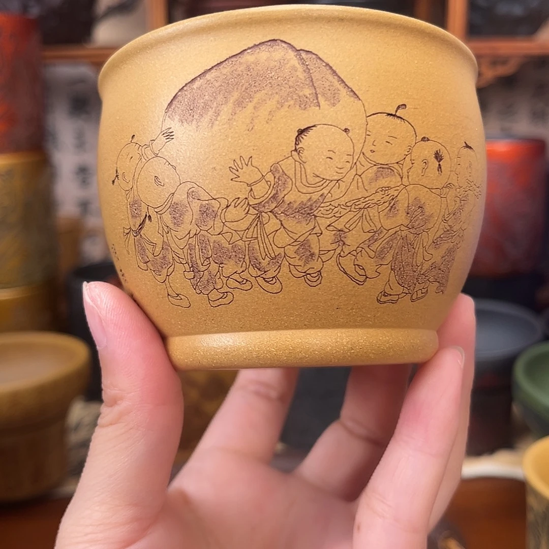 茶杯紫砂宜兴紫砂茶具正品