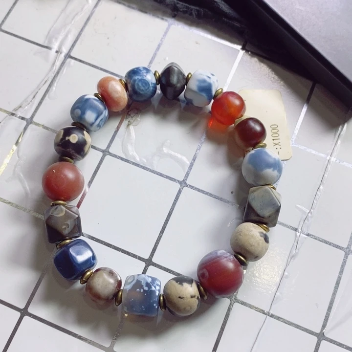 玛瑙/玉髓串未镶嵌