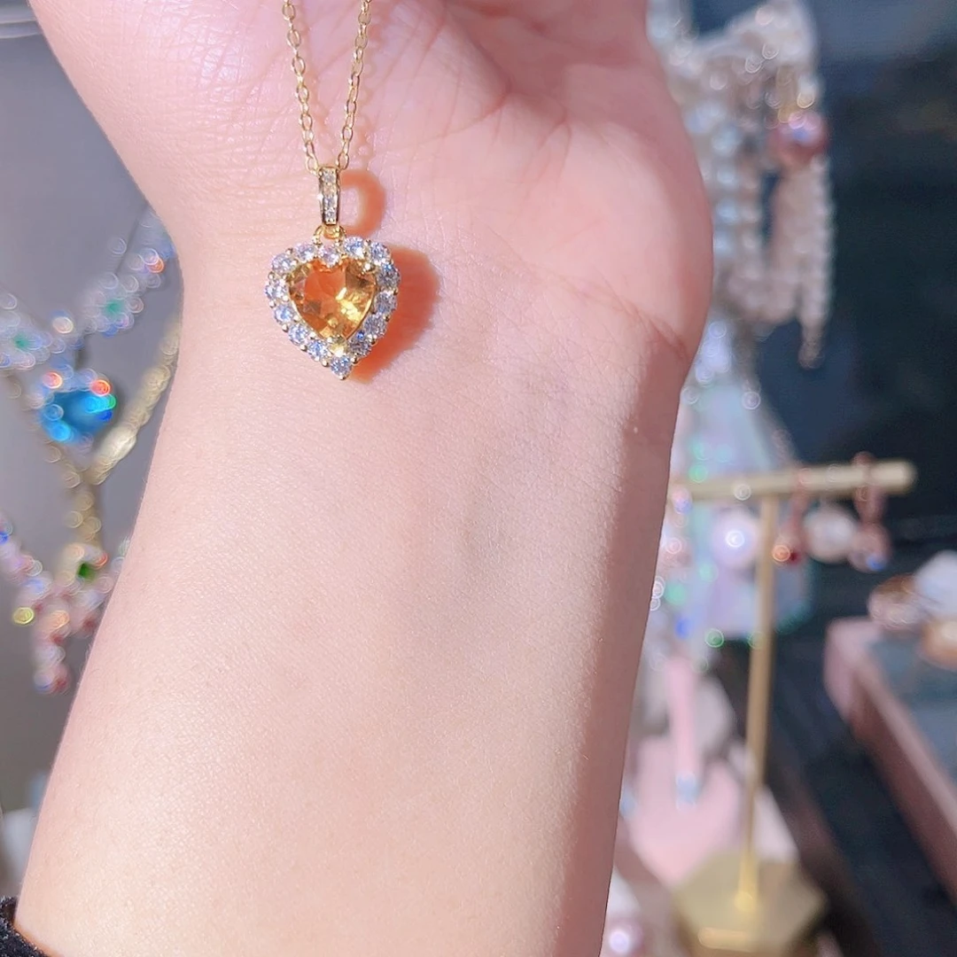 紫晶颈饰银S925镶嵌戒指