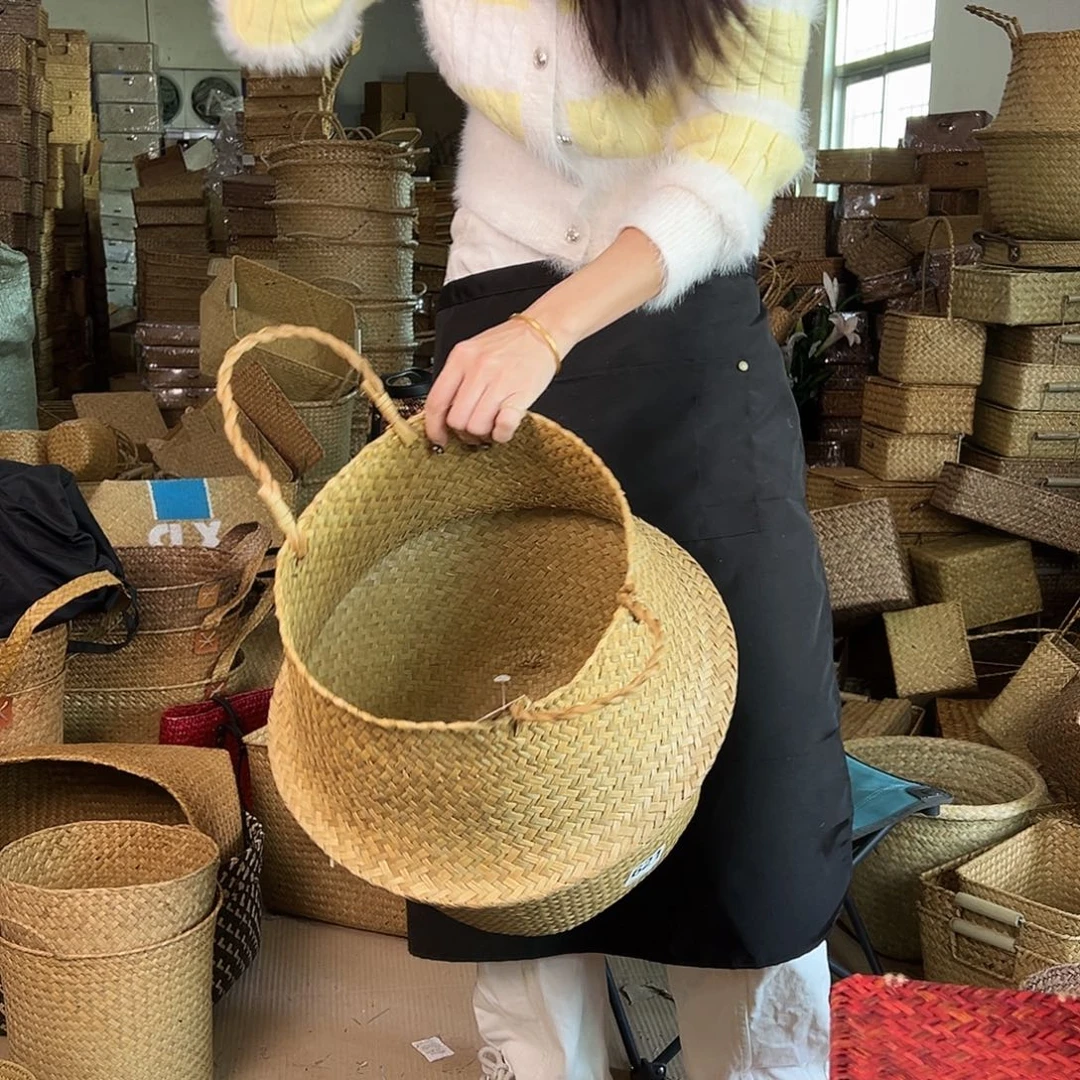 草编草编包/草编收纳盒微瑕疵