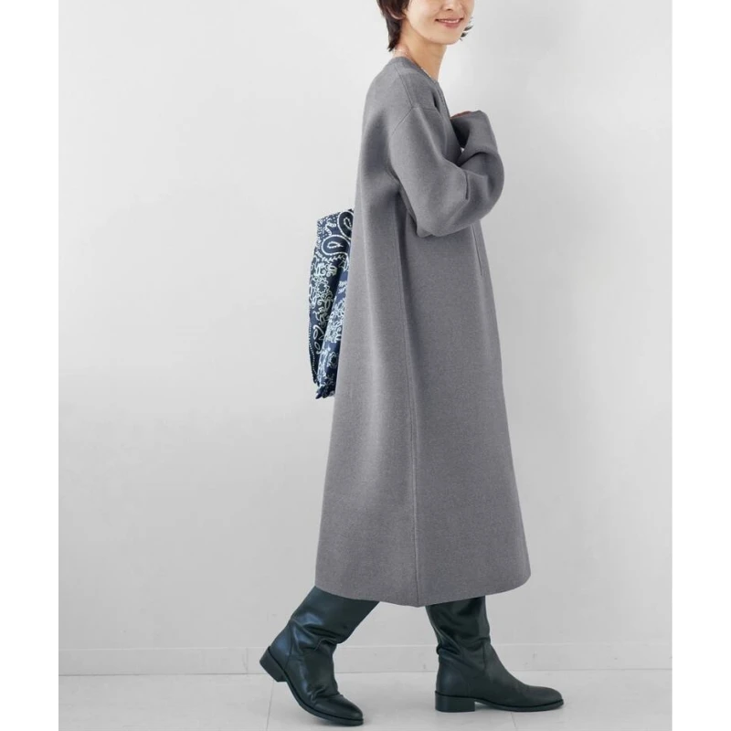 【Montendre】 秋冬上新 J 舒适气质百搭通勤休闲宽松连衣裙