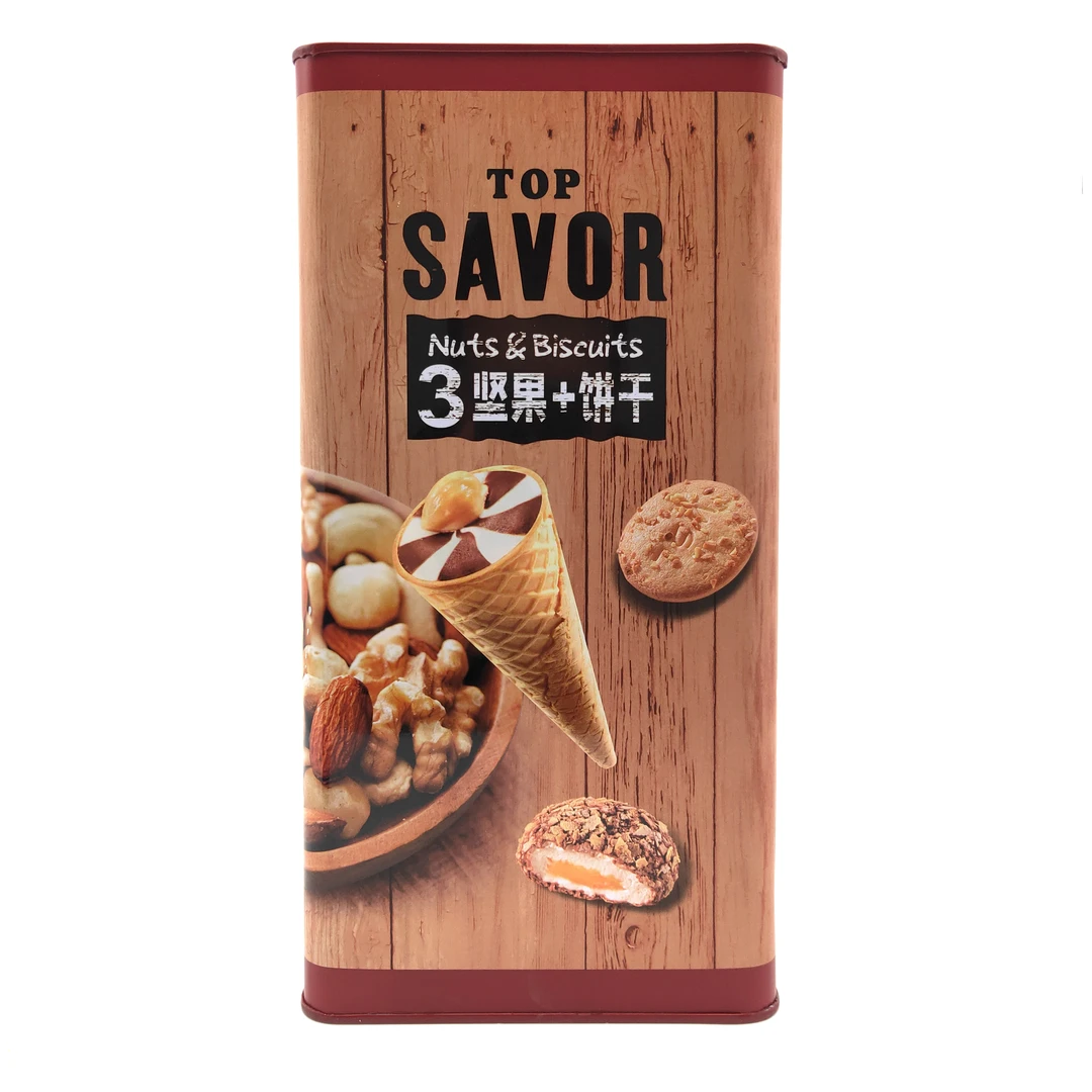 金语欧式坚果饼干礼盒伴手送礼喜庆节日团购礼品零食饼干468g