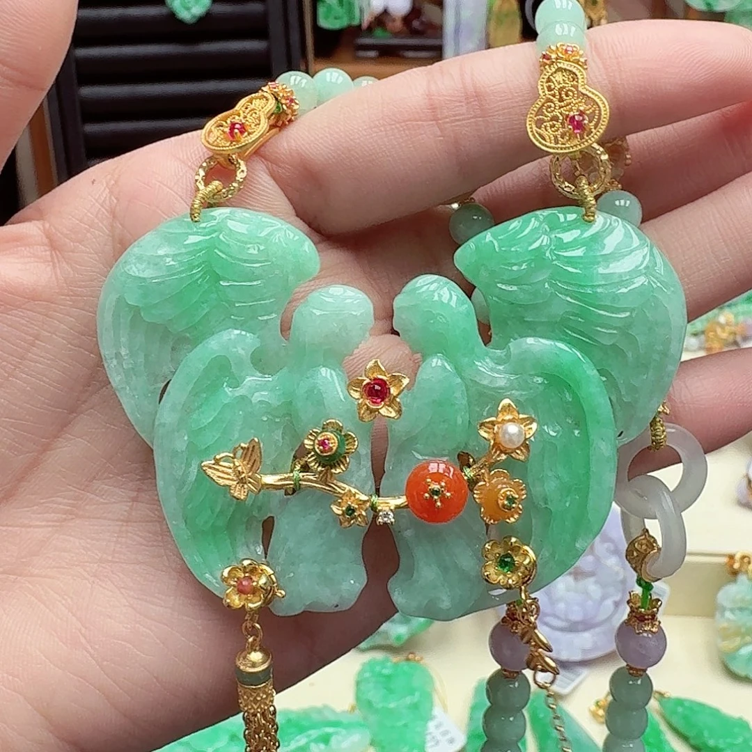 颈饰未镶嵌翡翠翡翠吊坠