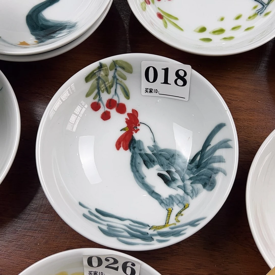 瓷片景德镇陶瓷手工手绘制作