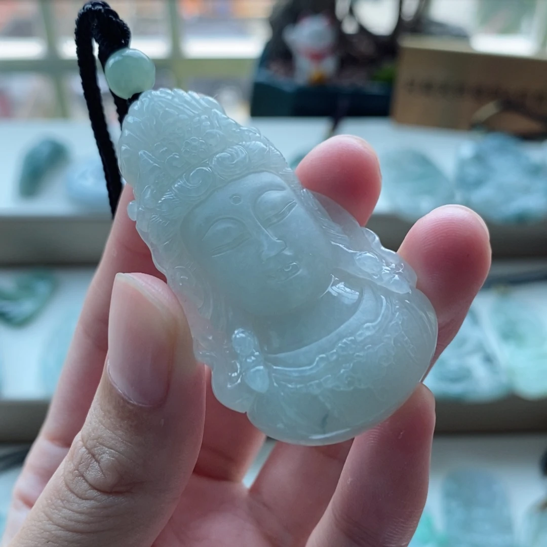 【闪购商品】颈饰未镶嵌翡翠天然缅甸A货翡翠