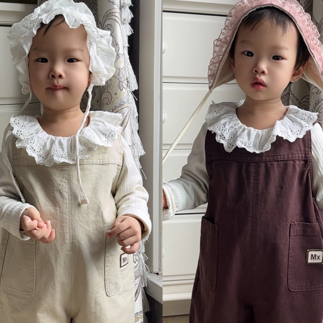 裙子背带裙洋气春季纯色女女童常规款套装休闲风秋季