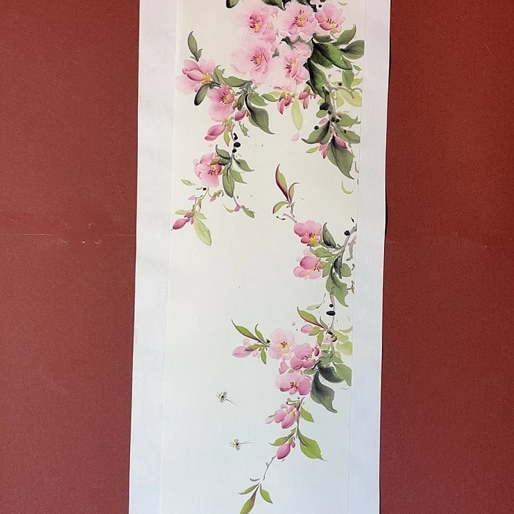 国画听兰老师花鸟