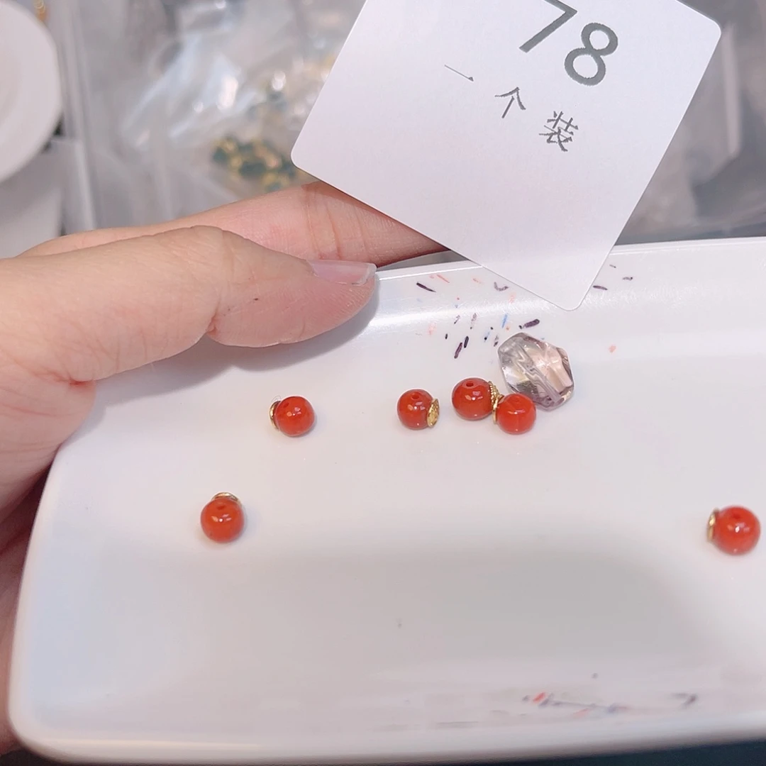 紫晶珠宝半成品银S925镀金镶嵌78