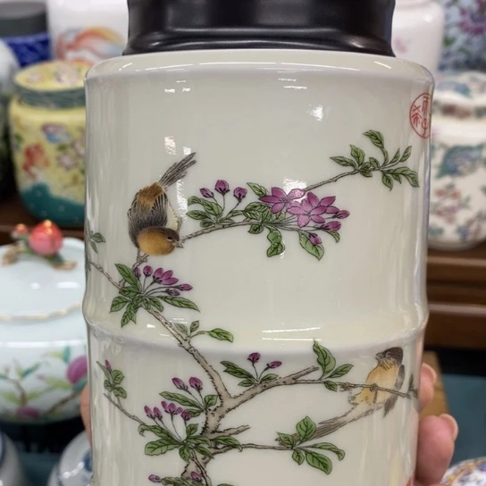 瓷片陶瓷密封罐茶叶罐