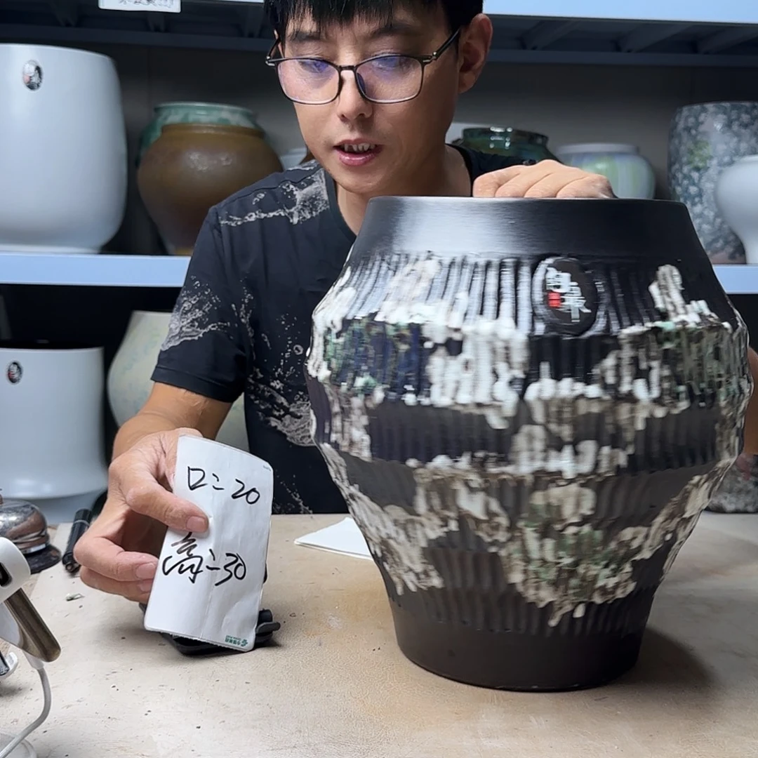 紫砂花盆尺寸20@30