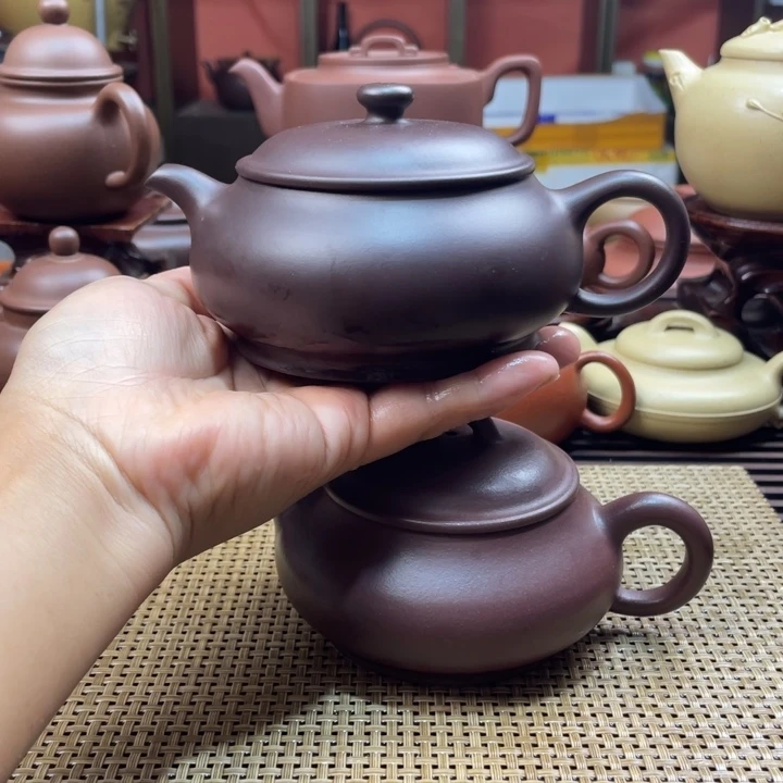 茶壶紫砂紫泥大明炉