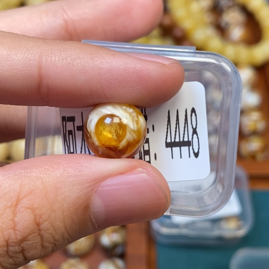 把件猴头核桃沁色圆珠老型448