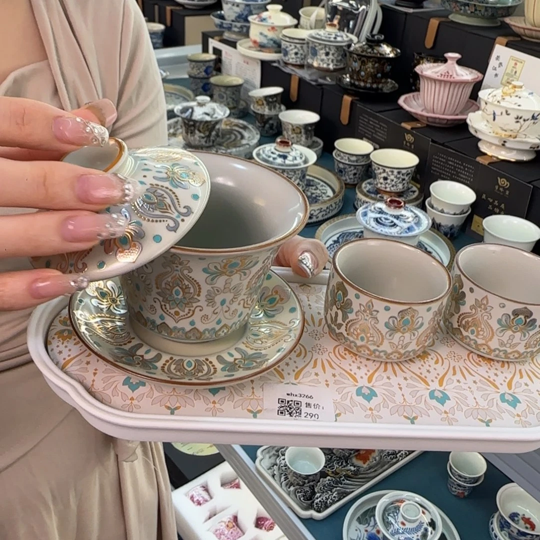 这些盖碗真好看！！！