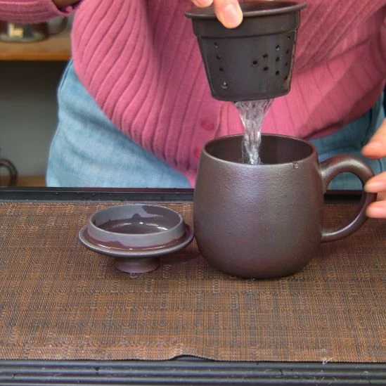 茶杯紫砂高货放漏