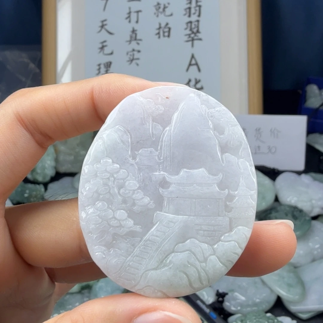 翡翠未镶嵌颈饰翡翠
