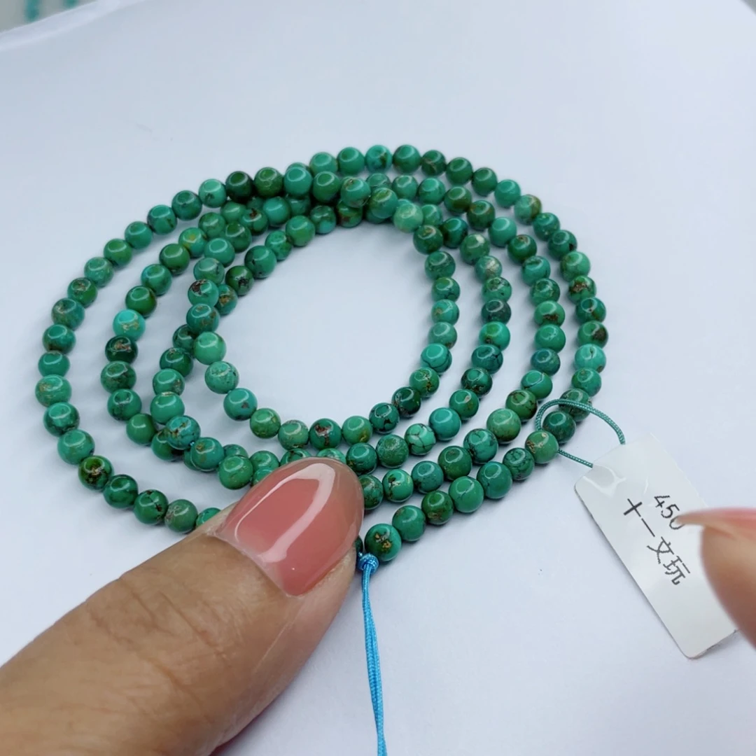果***宝绿松石未镶嵌颈饰