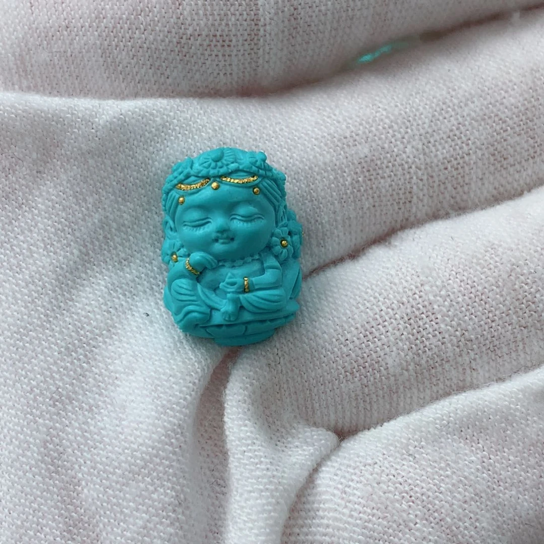 绿松石珠宝奇石未镶嵌