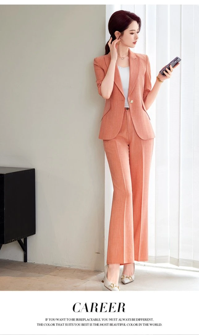 2025春夏设计款名媛洋气女神范高级感时尚通勤休闲职业套装2549