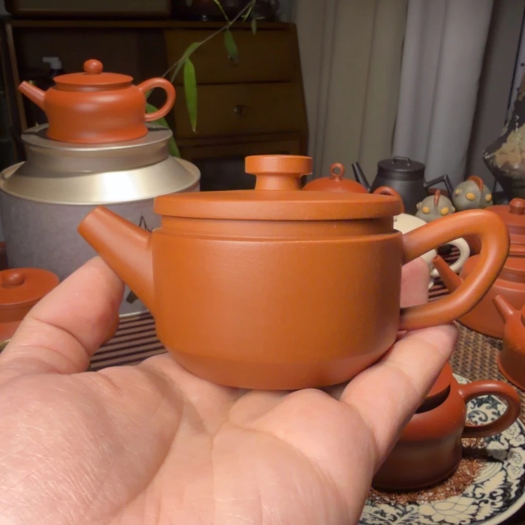 ****暖茶壶紫砂微瑕简十三