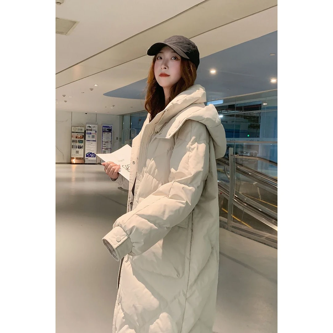 oversize面包服羽绒棉衣棉服女冬季外套中长款厚棉袄2025年新款潮