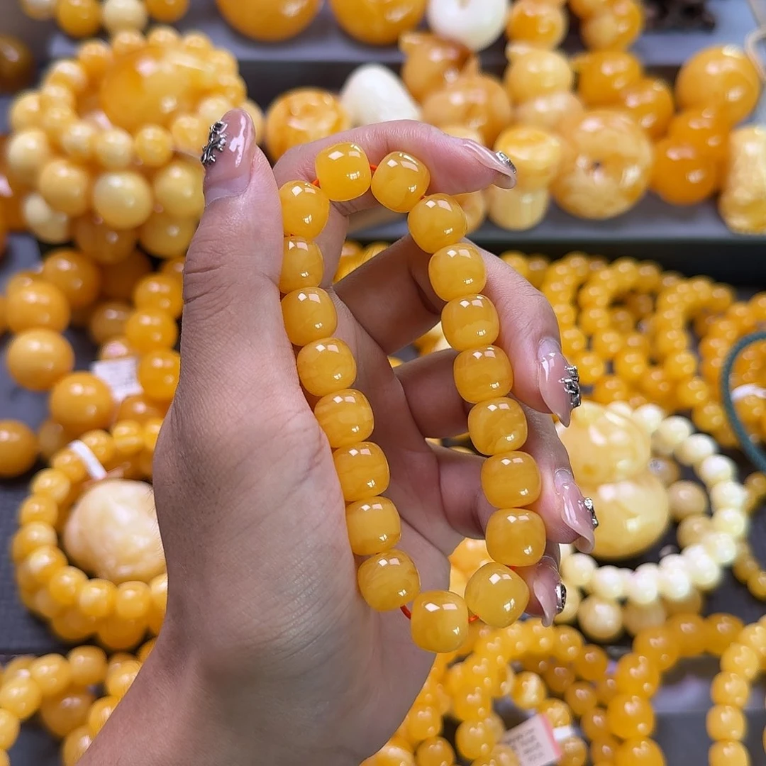 未镶嵌蜜蜡珠宝奇石同料12mm