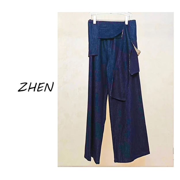 【ZHEN】25Y00332 2025新款裤子显瘦遮肉小众设计款